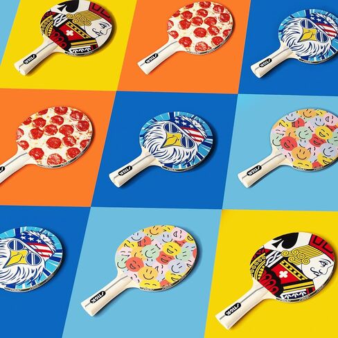 STIGA Eagle Table Tennis Paddle – Recreational Ping Pong Racket for Kids, Beginners & Family Fun, 5-Ply Wood Blade, Flared Handle, Indoor & Outdoor Play in Saudi Arabia