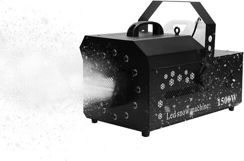 آلة صنع الثلج، ماكينة صنع الثلج الاصطناعي بقدرة 1500 واط، ماكينة صنع الثلج الاحترافية مع جهاز تحكم عن بعد، صانع ندفة الثلج، آلات صنع الثلج للحفلات الخارجية وحفلات الزفاف وعيد الميلاد in Kuwait