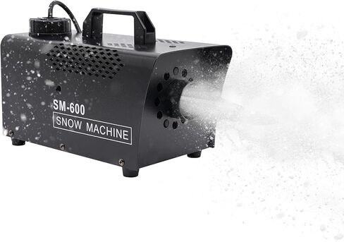 آلة صنع الثلج، ماكينة صنع الثلج الاصطناعي بقدرة 600 وات، ماكينة صنع الثلج الاحترافية مع جهاز تحكم عن بعد، صانع ندفة الثلج، آلات صنع الثلج للحفلات الخارجية وحفلات الزفاف وعيد الميلاد in Kuwait