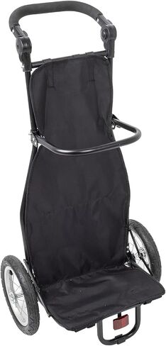 M-Wave Unisex – Adult's Stalwart 2 Shopping Bicycle Trailer, Black, 125 x 56 x 90 cm in Saudi Arabia