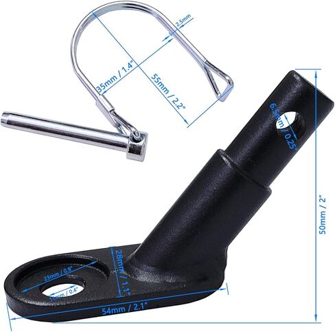 2 Sets Bicycle Hitch Trailer Coupler, Hitch Connector Cycling Adapter Accessories, BikeTrailer Hitch Connector Attachment with Tool in Saudi Arabia
