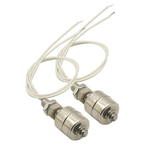 2Pcs Stainless Steel 45mm Float Switch Indicator Vertical Water Level Sensor Normally Closed Float Switch for Tank Pool in Saudi Arabia