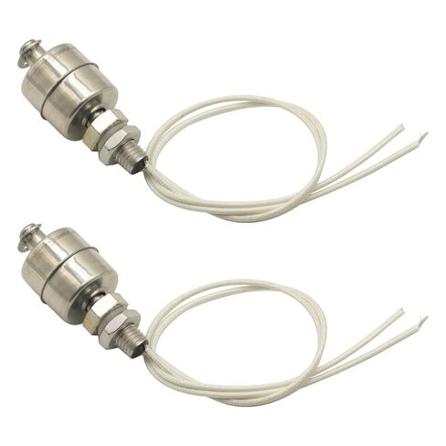 2Pcs Stainless Steel 45mm Float Switch Indicator Vertical Water Level Sensor Normally Closed Float Switch for Tank Pool in Saudi Arabia
