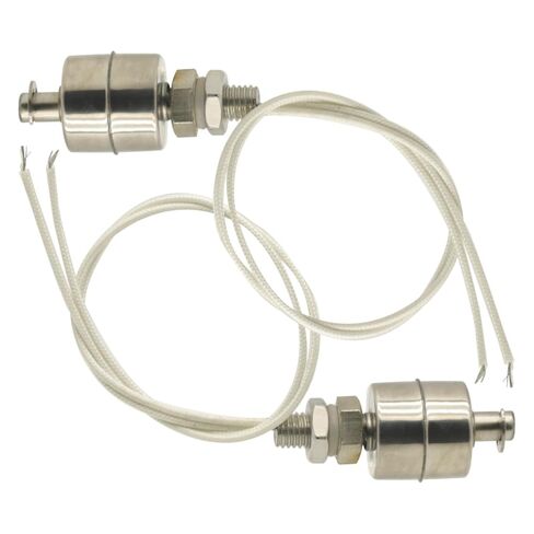 2Pcs Stainless Steel 45mm Float Switch Indicator Vertical Water Level Sensor Normally Closed Float Switch for Tank Pool in Saudi Arabia