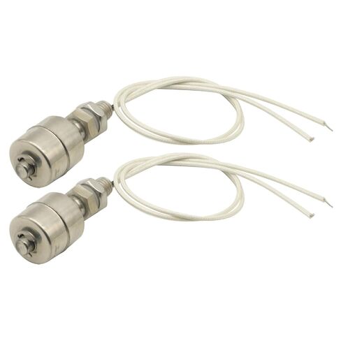 2Pcs Stainless Steel 45mm Float Switch Indicator Vertical Water Level Sensor Normally Closed Float Switch for Tank Pool in Saudi Arabia