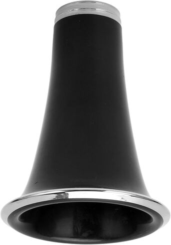 ABS Clarinet Bell, Replacement Part Wear Clarinet Horn Tube Plated Ring Fine Workmanship for Wind Instruments (CC28 Black) in Saudi Arabia