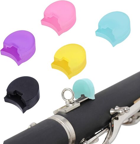 cobee 5Pcs Clarinet Thumb Rest, Clarinet Thumb Rest Cushions, Rubber Thumbs Protector Clarine t Reeds Accessories, Clarineting Mouthpiece Pad for Most Clarinets, Oboe in Saudi Arabia