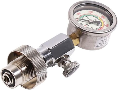 جهاز فحص ضغط خزان هواء الغوص Din 232/300 Bar مع مقياس 400Bar/6000Psi in Saudi Arabia