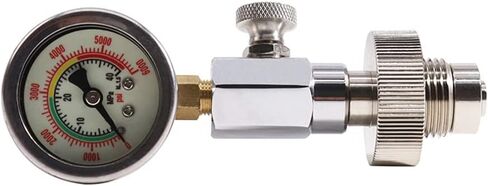 جهاز فحص ضغط خزان هواء الغوص Din 232/300 Bar مع مقياس 400Bar/6000Psi in Saudi Arabia