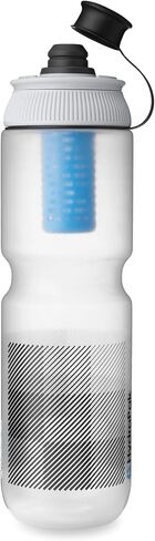 زجاجة مياه HydraPak Breakaway+ Filter (20oz أو 30oz) - زجاجة مياه للتنزه سيرًا على الأقدام والدراجة، تناسب حقائب الظهر وأقفاص الدراجة - شفافة in Saudi Arabia