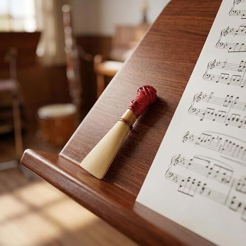 Totority Bassoon Reed Medium Strength, Hand-Selected Natural Cane Reed for Warm Tone & Steady Response, Professional Woodwind Accessory for Students & Advanced Players in Saudi Arabia