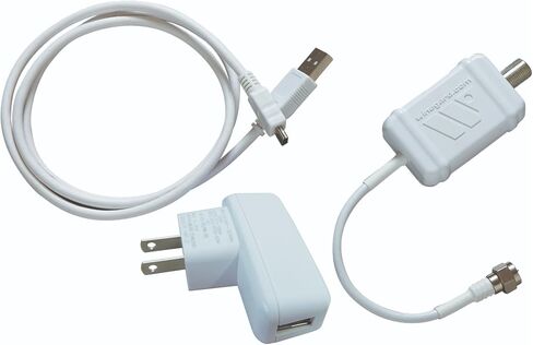 Winegard LNA-100 Boost TV Antenna Amplifier, HDTV Signal Booster, HD Digital VHF UHF Amplifier, Indoor HDTV Ultra Low Noise Amp (USB Power Supply), White in Kuwait