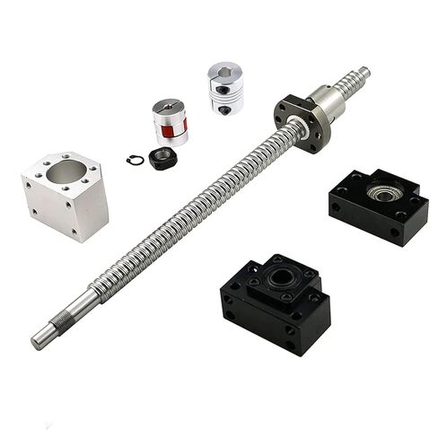 BallScrew kit SFU1605 RM1605 Anti-Backlash Ball Screw + BK/BF12 Kits End Support Ballnut Housing +Ball Screw Metal Nut+ 2 Coupler, Length Approx 11.81inch / 300mm for CNC Machine in Saudi Arabia
