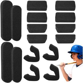 طقم مكون من قطعتين من بطانة الخوذة متوافق مع خوذات البيسبول إيستون، 0.79 بوصة، حشوات إسفنجية ناعمة وسميكة عالمية للاعبي البيسبول والكرة اللينة، مناسبة للتدريب الشتوي للمراهقين in Kuwait