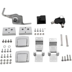 Motorcycle Trunk Latches Hinges Lock Kit Compatible with Touring Trunk Road King Road 1988-2013 in Kuwait