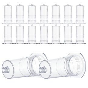 Vacutainer Blood Collection Tube Holder - 100 Pack Disposable Needle Holder Transparent Connector Universal Fit,Multi Sample for Single Use in Kuwait