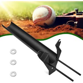 Extended Pitching Machine Chute Compatible with Hack Attack Pitching Machine, Timing Chute Attachment for Baseball Swing Training, Improve Timing for Batters in Saudi Arabia