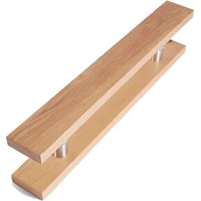 Solid Wood Commercial Push-Pull Glass Door Handle/Wooden Door Handle/Barn Door Pull Handle, 5 Lengths (Size : Length600mm) (Length1000mm) in Kuwait