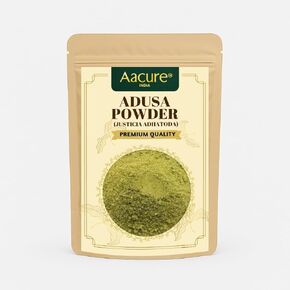 Aacure Adusa Powder 3.5oz| 100gms Malabar Nut Tree | Bansa Hara Powder FSSAI Certified in Saudi Arabia
