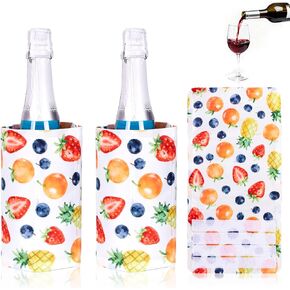 Active Wine Cooler, Freezer Sleeve, Quick Cooling, Keeps Drink Cold, 2 Packs in Kuwait