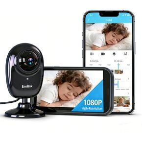 Smart Video Baby Monitor,2.8inch Display,1080p Camera,1500ft Long Range,WiFi On/Off Switch,Night Vision,Feeding Clock,Temperature Detection,2-Way Talk,Free Smart Phone App in Kuwait