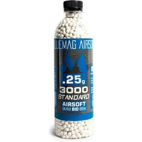 Biodegradable 6mm Airsoft BBS .25g 3000ct - Seamless Finish - Polished to Perfection - for All 6mm Airsoft Guns in Saudi Arabia