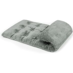 وسادة تدفئة بالميكروويف من كومويل مقاس 6 * 16 بوصة للرقبة والكتف وتشنجات الدورة الشهرية والظهر وسادة تدفئة رطبة محمولة مضغوطة دافئة، رمادي غير معطر in Kuwait