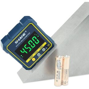 SHAHE مقياس زاوية رقمي منقلة مغناطيسية مقياس ميل مستوى زاوية مكتشف زاوية مكعب مستوى صندوق مع قاعدة مغناطيسية وإضاءة خلفية in Kuwait