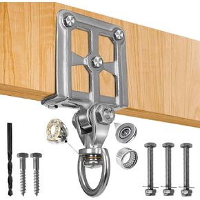 شماعة حقيبة اللكم شديدة التحمل من الفولاذ المقاوم للصدأ 304، دوران صامت بسعة 1000 رطل، شعاع حقيبة ثقيلة وحامل سقف لـ I-Beam، وأكياس الملاكمة، واليوجا الجوية والأراجيح in Kuwait