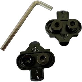 KESCOO Bike Cleats, Compatible with Shimano SPD SM-SH51&Look X-Track Pedals, for Indoor Cycling Spin Class Outdoor Mountain Bicycle Road Biking Clips Set in Kuwait