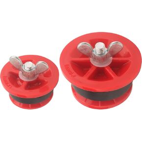 Mechanical End-of-Pipe Gripper Plug for 1-1/2 in & 2 in Pipes, for Pipe Testing and Temporary Plumbing Sealing 2 Pack in Kuwait