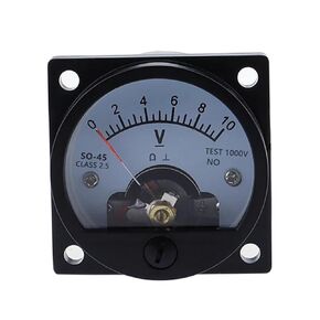 SO-45 DC Voltmeter 1V 2V 3V 5V 10V 15V 20V 30V 40V 50V 100V 150V 200V 250V 300V 400V 450V 500V Voltage Panel Meter 1Pcs(50V) in Saudi Arabia
