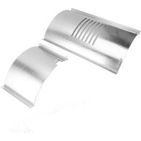 2PCS Broiler Kit, Stainless Steel BBQ Grill Accessory with Control Handle for Adjusting Fire Intensity, Compatible with Multiple BBQ Grills in Kuwait