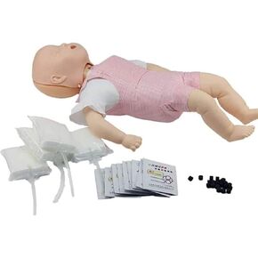 Skeleton Models Infant First Aid Training Model, Infant CPR Manikin, Cardiopulmonary Resuscitation Simulator First Aid Training Dummy for Teaching Training in Kuwait