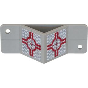 RothBucher Plate with Angle and 2 Reflective Targets 30x30 mm – For Accurate Positioning and Surveying Applications (Grey) in Kuwait
