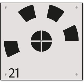 RothBucher Ground Marker Plate 350x350 mm – Heavy-Duty Durable Surface Marker for Surveying and Construction | RSL570-30 in Kuwait