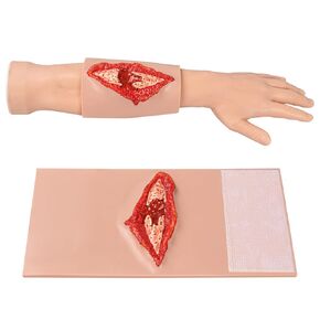 Wound Packing Trainer, Wearable Open Fracture Wound Trainer for Wound Care Practice, Bleed Control Education, Fracture Wound Simulator for Teaching and Skills Training in Kuwait