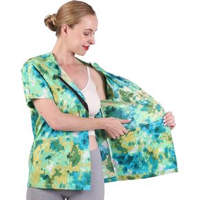 قميص ما بعد الجراحة، قميص التعافي من جراحة الكتف، قميص التعافي من جراحة الكتف مع جيوب لإدارة الصرف للجنسين in Kuwait