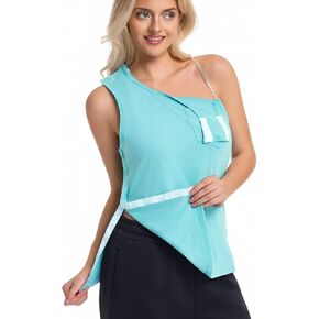 قميص نسائي بدون أكمام لاستئصال الثدي مع جيوب للتصريف، قمصان بعد جراحة الكتف، قميص بدون أكمام in Kuwait