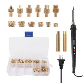 BestYiJo Heat Set Insert Tools Kit with 60W Digita for Plastic, M2-M8 Insert Tips for Plastic Repair & DIY Projects | Perfect for Hobbyists and Engineers in Kuwait