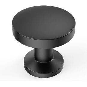 10 حزمة 1-1/5 بوصة (30 مللي متر) مقابض خزانة أسود ماتي مقابض خزانة المطبخ لخزانة أدراج المطبخ تسحب الأجهزة السوداء للخزائن in Kuwait