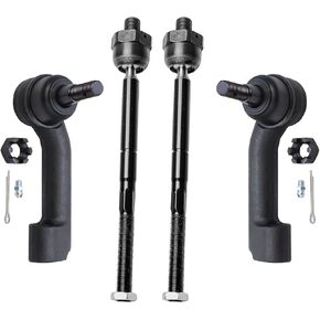 Detroit Axle-Front 4pc Tie Rods for 2009-2014 Ford F-150 ، 2007-2014 Expedition Lincoln Navigator ، 4 Outer & Inner Tie Rod Risplists 2010 2011 2013 2013 in Kuwait
