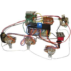 Bartolini HR-5.4AP/918 Preamp Harness - 3-Band EQ w/ 5 Control Knobs & 3-Way Toggle Switch - Active/Passive Switchable - Pre-wired for a Two-Pickup Installation in Kuwait