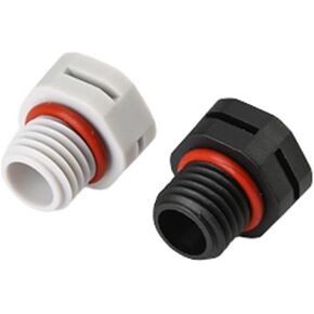 سدادة نايلون M40*1.5 M24 M32 برغي صمام تنفيس الهواء المقاوم للماء في جهاز تنفس بلاستيكي E-PTFE الواقي للإلكترونيات (أبيض، M40X1.52PCS) in Kuwait
