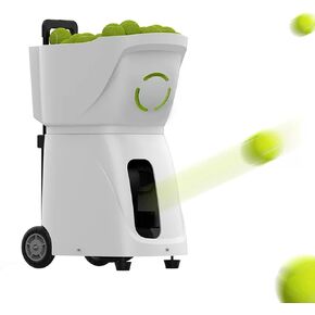 Automatic Portable Tennis Ball Launcher,Pt-Smart Pri Tennis Ball Machine,Tennis Ball Machine Advanced Smart Programming,Intelligent Dual-Mode Control,Accommodating 100+ Balls,for Tennis B in Kuwait