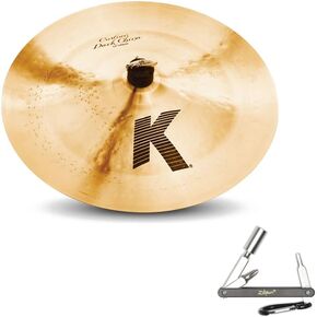 ZILDJIAN K0970 17" K CUSTOM DARK CHINA DRUMSET CAST BRONZE CYMBAL W/CUT BAL With ZKEY in Kuwait