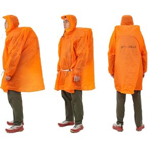 معطف مطر 3F، نايلون 15D خفيف الوزن مقاوم للرياح، مقاوم للثلوج، معطف مقاوم للماء للمشي لمسافات طويلة وتسلق الجبال والتخييم in Kuwait