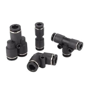 Pneumatic Quick Connector PU PV PE PY Hose 3mm 4mm 5mm 6mm T-Shaped Quick Connector Y-Shaped Quick Connector(PE-3) in Kuwait