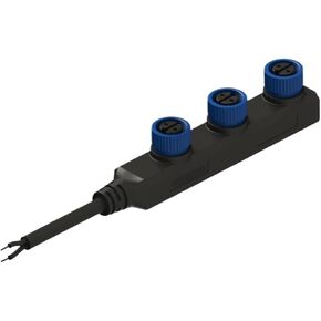 Street light module CSA one-out three-way output M15 terminal block 1-3 waterproof connector LED street light male and female docking(DH-3SW) in Kuwait