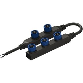 LED street light female docking CSA1-5 output M15 terminal block waterproof connector one out of five waterproof connector(DH-2PZ+DH-3PW) in Kuwait